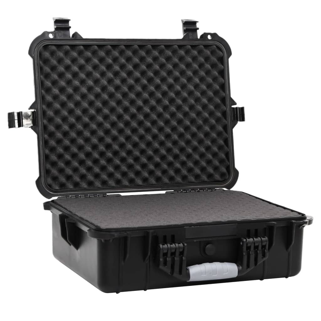 Vidaxl FlightCase portatile 52x40x19 cm pp nero