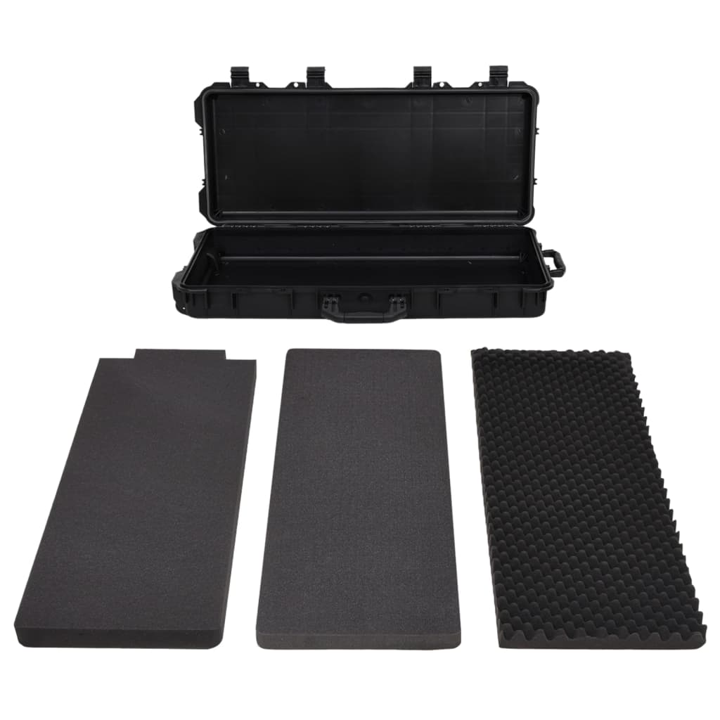 Vidaxl Flightcase on Wheels 96x42x16 cm pp negro