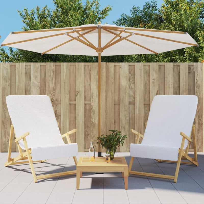 Toallas de cadena Vidaxl 2 PCS 400 g m² 60x135 cm de tela blanca