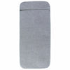 Asciugamani a filo Vidaxl 2 pezzi 400 g m² 75x200 cm tessuto grigio