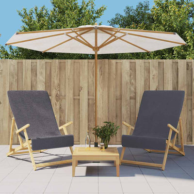 Toallas de cadena Vidaxl 2 pcs 400 g m² 60x135 cm de tela antracita