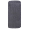 Asciugamani a filo Vidaxl 2 pezzi 400 g m² 75x200 cm tessuto antracite