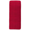 Asciugamani a filo Vidaxl 2 pezzi 400 g m² 75x200 cm tessuto rosso bordeaux rosso