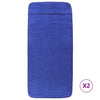 Asciugamani a filo Vidaxl 2 pezzi 400 g m² 60x135 cm tessuto blu reale