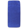 Asciugamani a filo Vidaxl 2 pezzi 400 g m² 60x135 cm tessuto blu reale