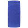 Asciugamani a filo Vidaxl 2 pezzi 400 g m² 75x200 cm tessuto blu reale