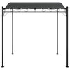 Vidaxl luifel 2x2,3 m 180 g m² stof en staal antracietkleurig