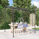 Vidaxl Luifel 2x2.3 m 180 g m² de tela y acero antracita
