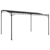 Vidaxl Luifel 4x3 m 180 g m² tessuto e antracite in acciaio