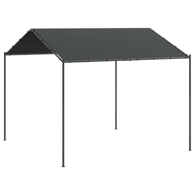 Vidaxl Garden Pavilion 3x3 m in acciaio e tessuto antracite