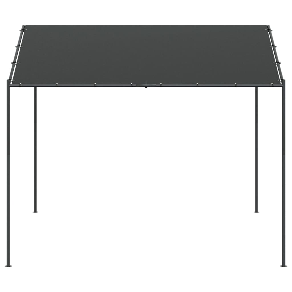 Vidaxl Garden Pavilion 4x4 m in acciaio e tessuto antracite