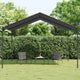 Vidaxl Garden Pavilion 4x4 m in acciaio e tessuto antracite