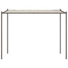 Vidaxl Arbor 3x3 m 180 g m² tessuto e bianco acciaio