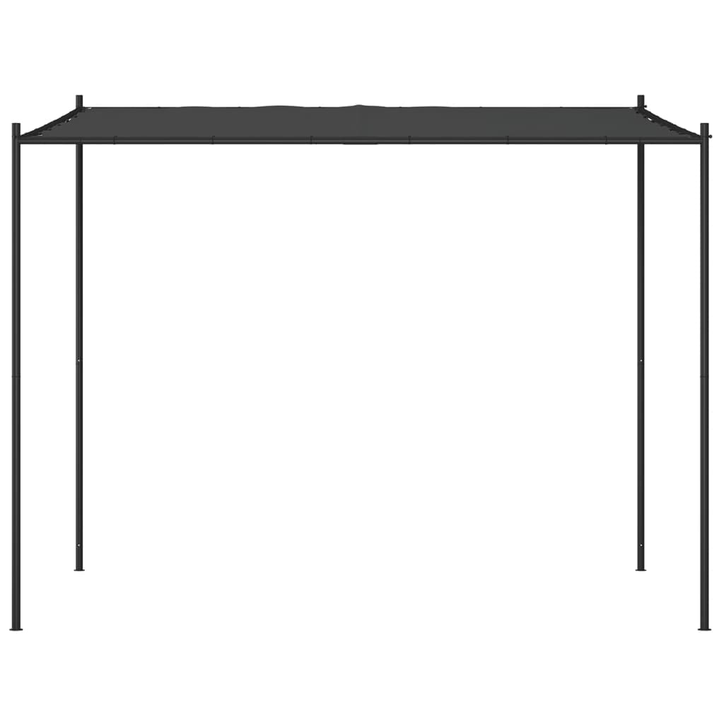 Vidaxl Arbor 3x3 m 180 g m² tessuto e antracite in acciaio