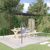 Vidaxl Arbor 3x3 m 180 g m² tessuto e antracite in acciaio
