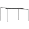 Vidaxl Arbor 4x4 m 180 g m² tessuto e antracite in acciaio