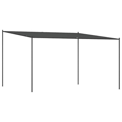 Vidaxl Arbor 4x4 m 180 g m² tessuto e antracite in acciaio
