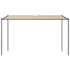 Vidaxl Arbor 4x4 m 180 g m² tessuto e beige in acciaio