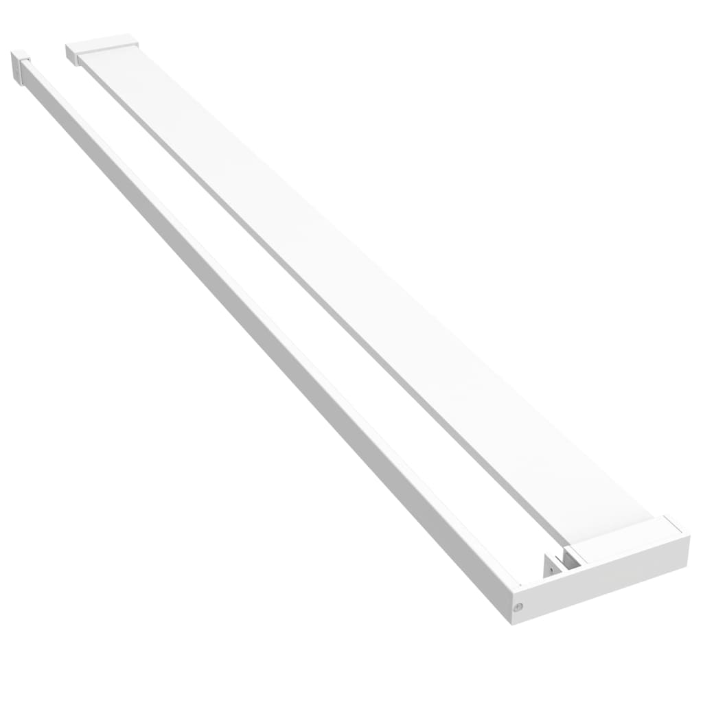 Vidaxl Walkschep para caminar en la pared de la ducha 80 cm de aluminio blanco