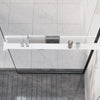 Vidaxl Walkschep per Walk -in Shower Wall 80 cm in alluminio bianco