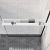 Vidaxl Walkschep per Walk -in Shower Wall 90 cm in alluminio bianco