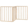 Cancello per cani pieghevole Vidaxx 3 pannelli 150 cm in legno di pioppo