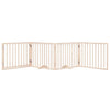 Vidaxl hondenhek met deur opvouwbaar 4 panelen 320 cm populierenhout