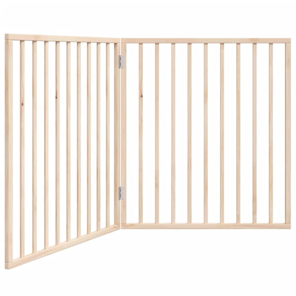 Vidaxl Dog Fence Colpobile 2 pannelli 160 cm Poplar Wood