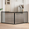 Vidaxl Dog Fence Plegable 2 paneles 160 cm Populierhout Negro
