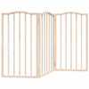 Vidaxl Dog Fence Plegable 3 paneles de 150 cm de madera de álamo