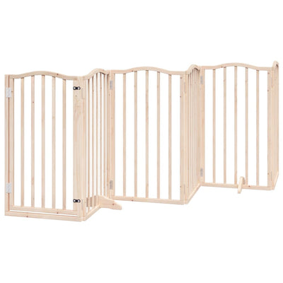 Vidaxl Dog Fence Collapsible 6 pannelli 300 cm Poplar Wood
