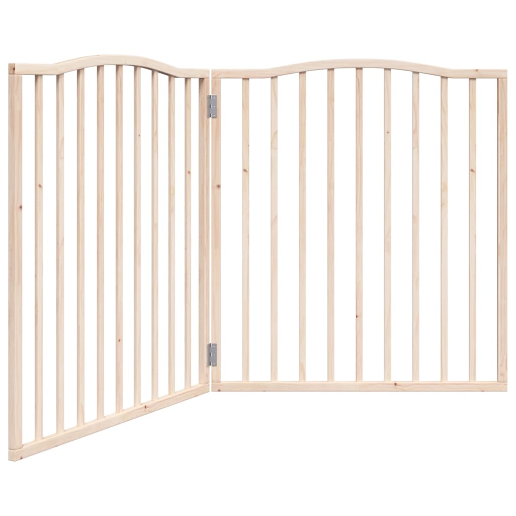 Vidaxl Dog Fence Colpobile 2 pannelli 160 cm Poplar Wood