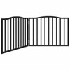 Vidaxl Dog Fence Collapsible 2 pannelli 160 cm Populierhout Nero