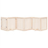 Vidaxl Dog Fence Collapsible 6 pannelli 300 cm Poplar Wood