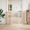 Vidaxl Dog Fence Croppecible 3 pannelli 150 cm Poplar Wood