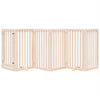 Vidaxl Dog Fence Collapsible 6 pannelli 300 cm Poplar Wood