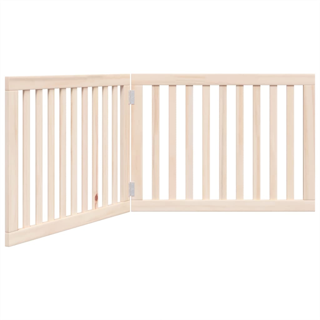 Vidaxl Dog Fence Colpobile 2 pannelli 160 cm Poplar Wood