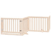 Vidaxl Dog Fencing pieghevole con porta 4 pannelli 320 cm Legno di pioppo