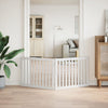 Vidaxl Dog Fence Cropeble 2 pannelli 160 cm Poplar Bianco