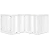 Vidaxl Dog Fence Colpobile con porta 4 pannelli 320 cm PopulierHout White