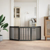 Vidaxl Dog Fence Collapsible 3 pannelli 150 cm Poplar Black
