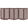 Vidaxl Dog Fence Collapsible 6 pannelli 300 cm Populier Wood Brown