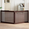 Vidaxl Dog Fence Collapsible 2 pannelli 160 cm Poplar marrone
