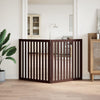 Vidaxl Dog Fence Collapsible 2 pannelli 160 cm Poplar marrone