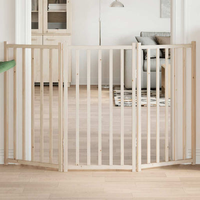 Vidaxl Dog Fence Plegable 3 paneles de 150 cm de pino sólido
