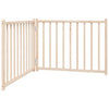 Vidaxl Dog Fence Cropeble 2 pannelli 160 cm Pineo solido