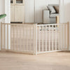 Vidaxl Dog Fence Cropeble 2 pannelli 160 cm Pineo solido