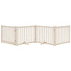 Vidaxl Dog Fence Colpobile con porta 4 pannelli 320 cm Pineo solido