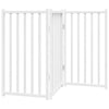 Vidaxl Dog Fence Collapsible 3 pannelli 150 cm Pino solido bianco