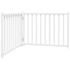 Vidaxl Dog Fence Collapsible 2 pannelli 160 cm Pino solido bianco